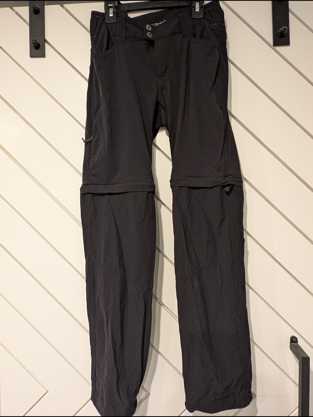 Women's Black Convertible Hiking Pants/ Shorts